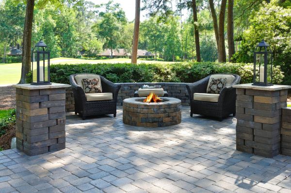 Fire Pit Installation in Olathe
