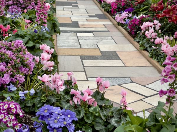 Garden Path Installation in Olathe